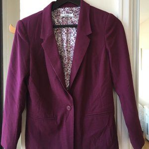 Burgundy Blazer